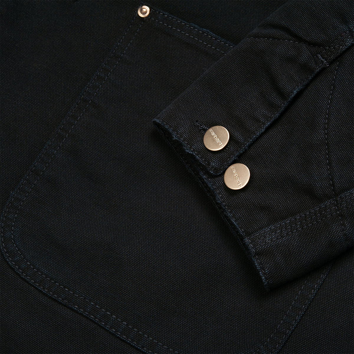 Carhartt WIP OG Chore Coat Black/Black Aged Canvas Carhartt WIP OG Chore Coat Black/Black Aged Canvas