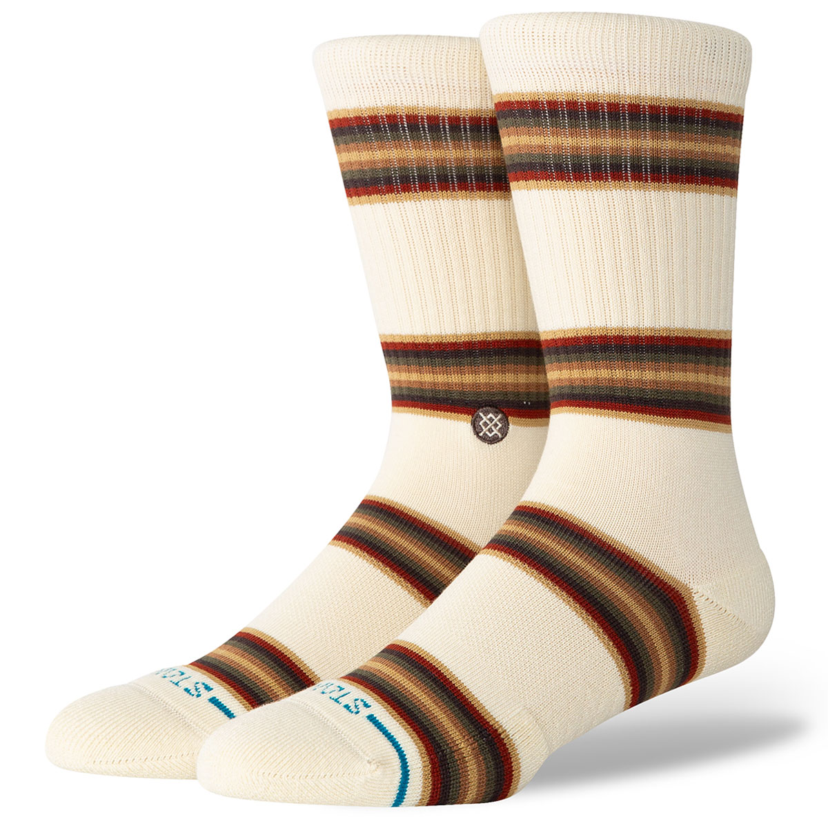 Stance Hill Top Crew Socks Canvas