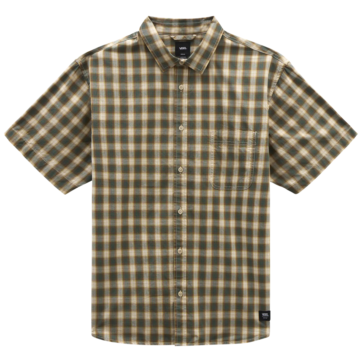 Vans Hadley Woven Shirt Oatmeal/Bistro Green Vans Hadley Woven Shirt Oatmeal/Bistro Green