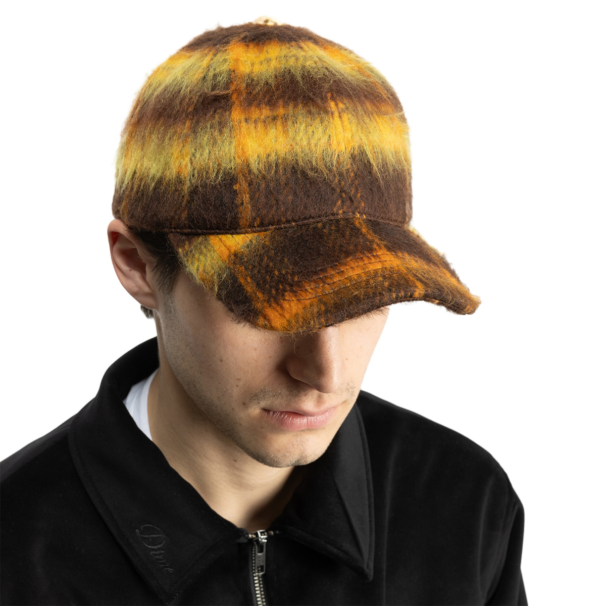 Dime Shaggy Low Pro Cap Yellow Plaid Dime Shaggy Low Pro Cap Yellow Plaid