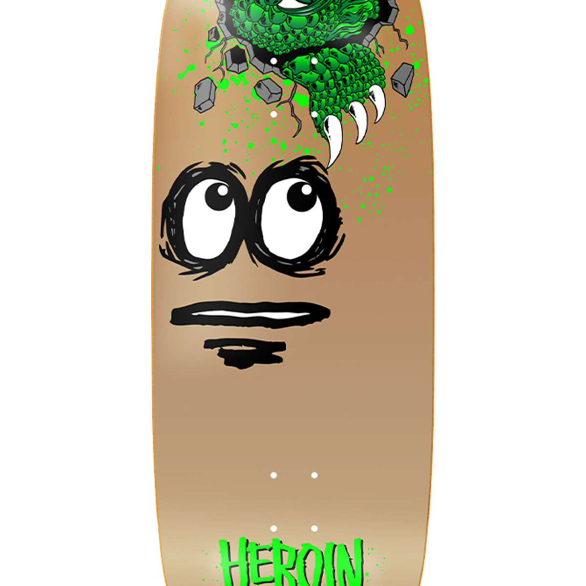 Heroin Swampy Egg Skateboard Deck 11.0