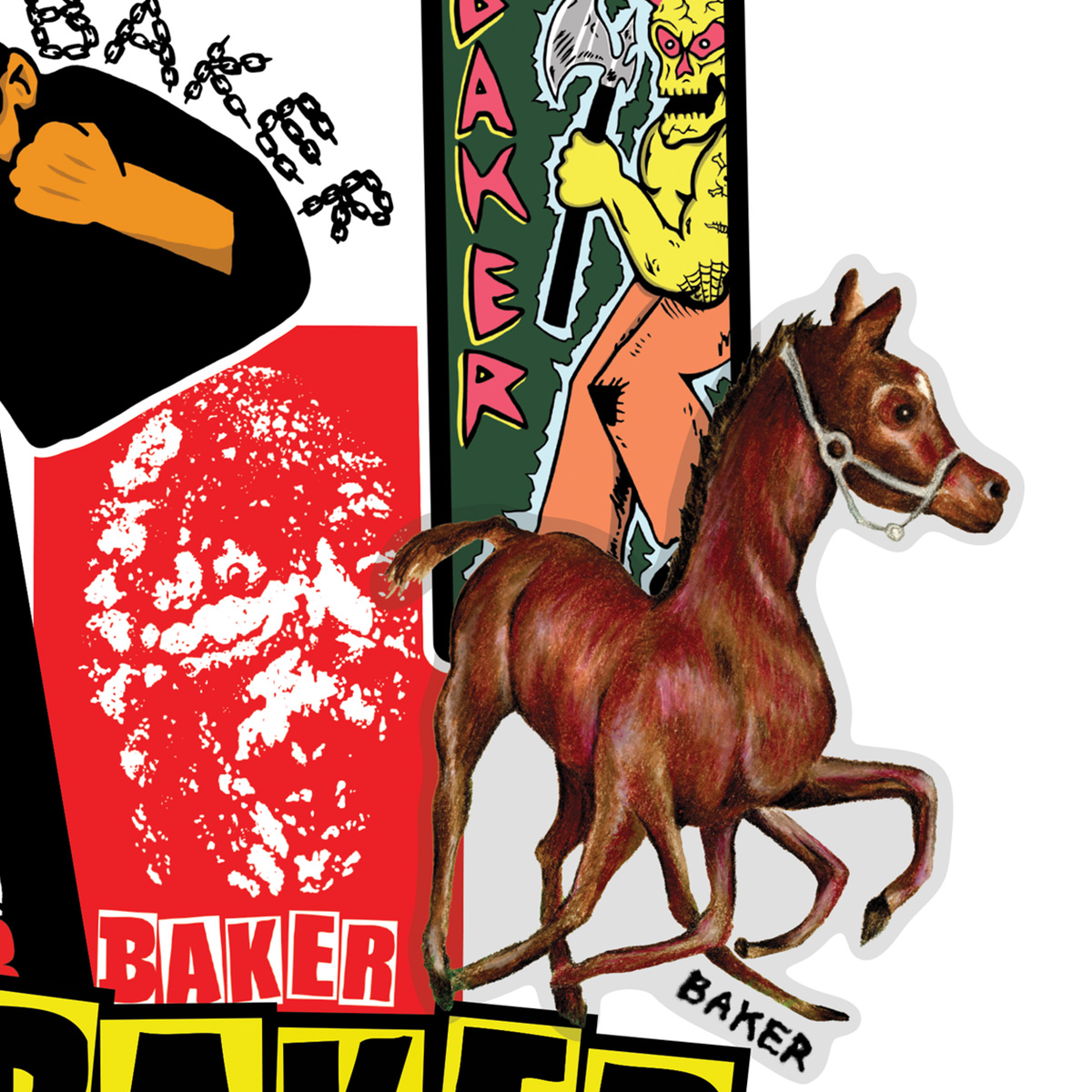 Baker Bad Dawg Sticker Assorted