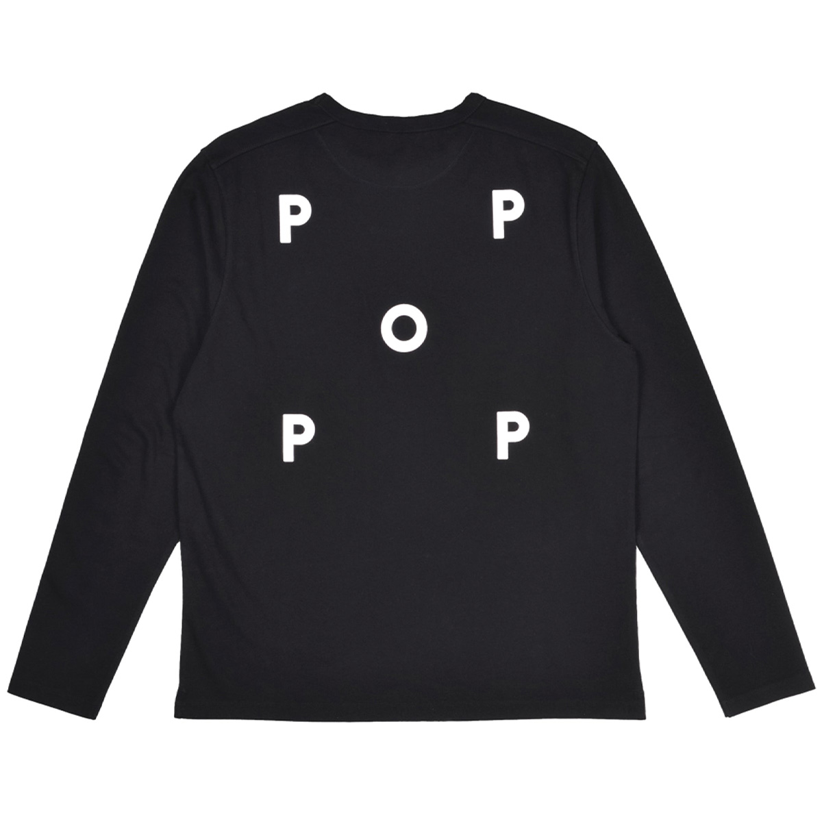 POP Logo Longsleeve T-Shirt Black/White