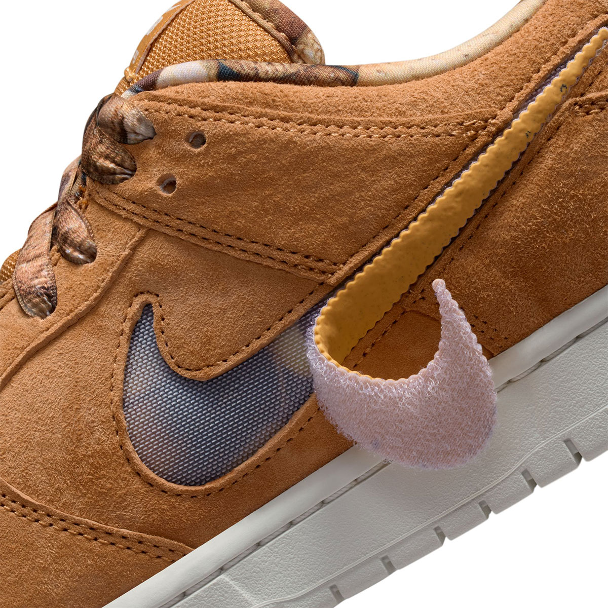 Nike SB Dunk Low Pro x Note Manchester Flax/Honeycomb-Summit White-Sail-Green Spark-University Red