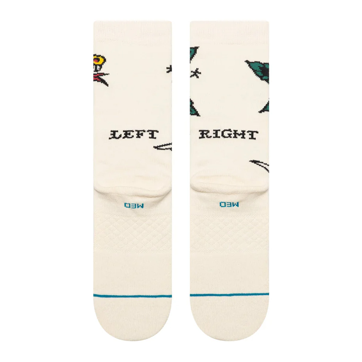Stance Flash Crew Socks Canvas Stance Flash Crew Socks Canvas