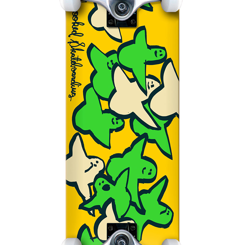 Krooked Birds Complete Skateboard 7.3 Krooked Birds Complete Skateboard 7.3