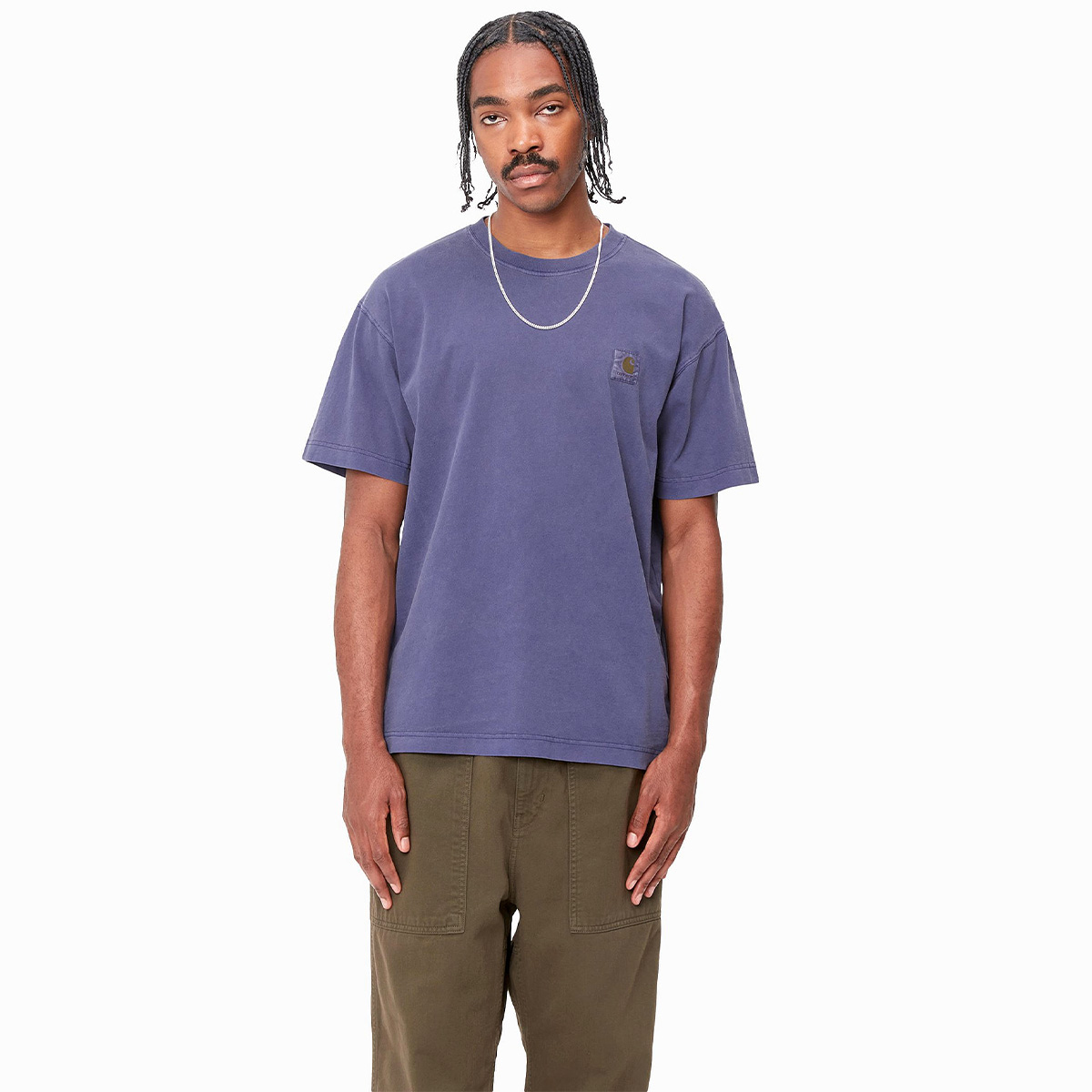 Carhartt WIP Vista T-Shirt Aura Garment Dyed Carhartt WIP Vista T-Shirt Aura Garment Dyed