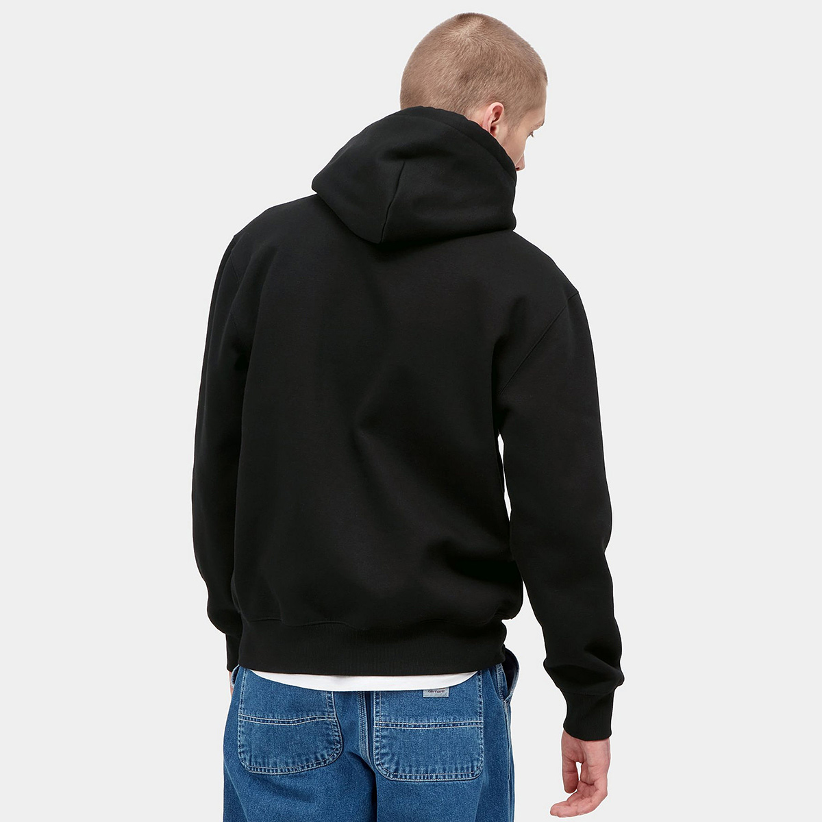 Carhartt WIP Hooded Carhartt Sweater Black/Black Carhartt WIP Hooded Carhartt Sweater Black/Black