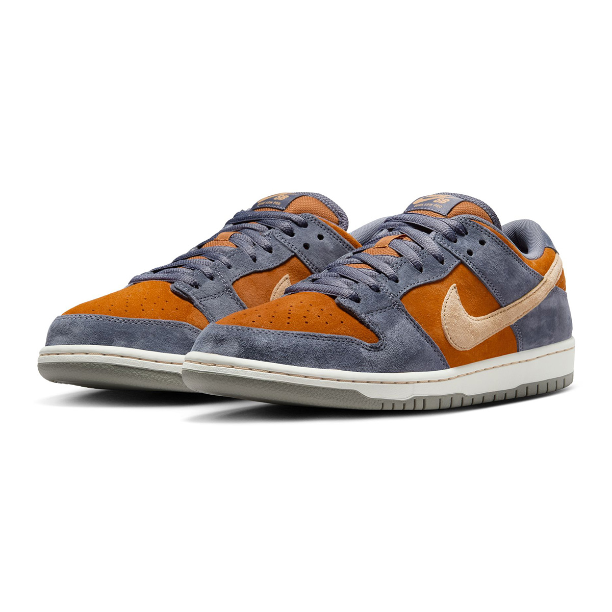 Nike SB Dunk Low Pro Light Carbon/Sesame-Monarch-Summit White