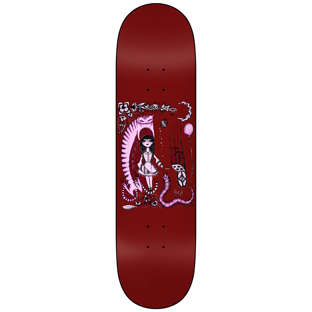 THERE Kien Nightmare Realm Skateboard Deck 8.38