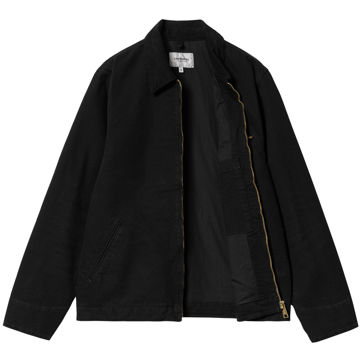 Carhartt WIP Detroit Jacket Black/Black Aged Canvas Carhartt WIP Detroit Jacket Black/Black Aged Canvas