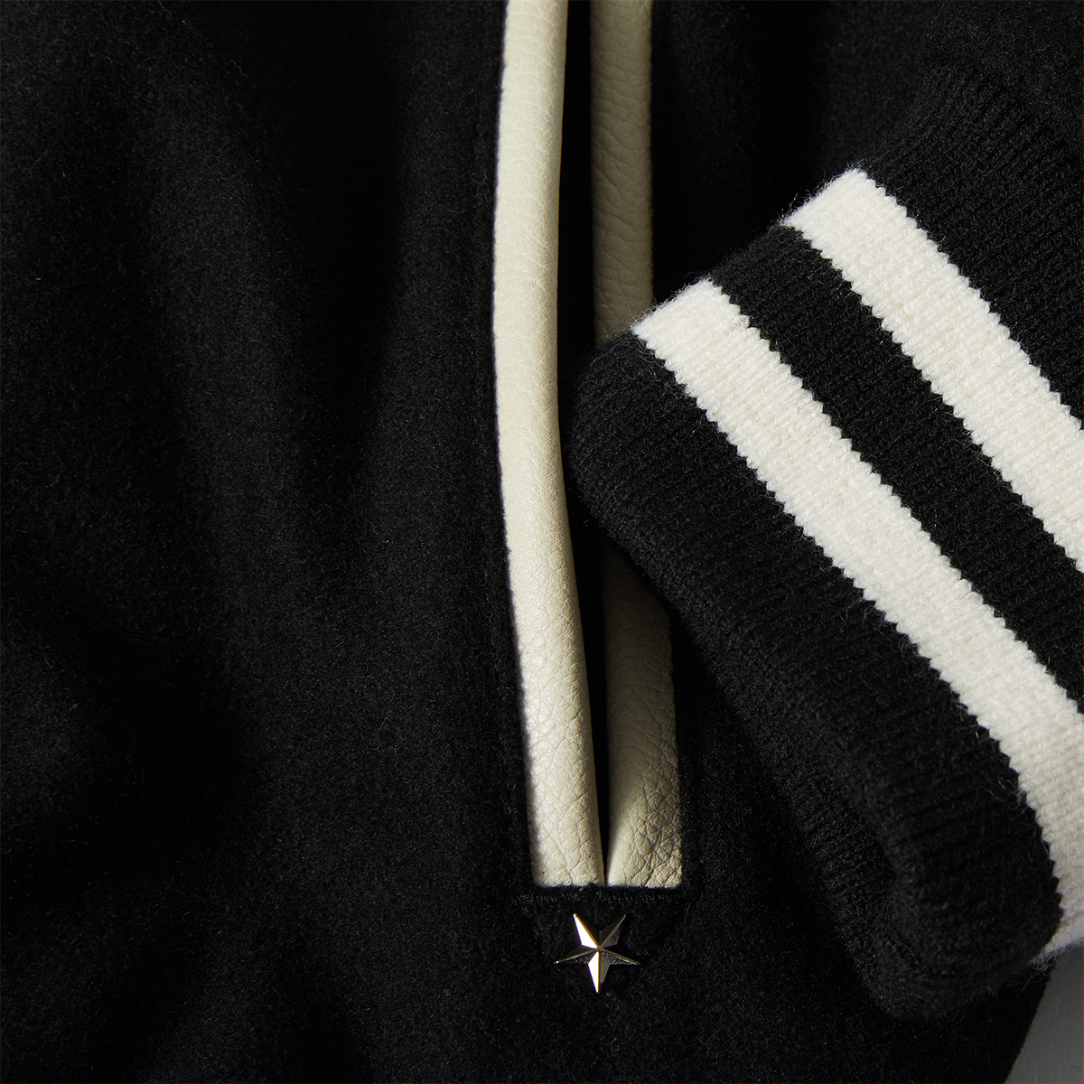HUF Song Varsity Jacket Black HUF Song Varsity Jacket Black