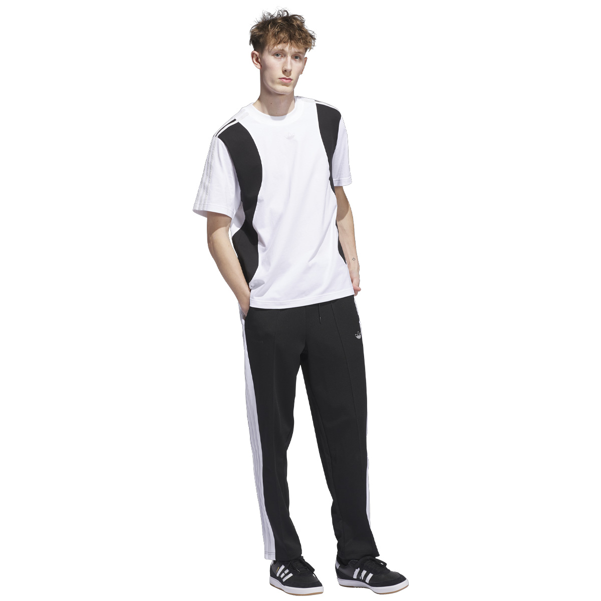 Adidas Tyshawn T-Shirt White/Black Adidas Tyshawn T-Shirt White/Black
