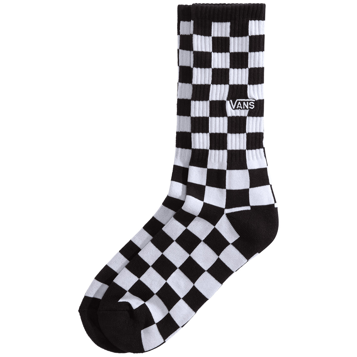 Vans Checkerboard Crew Checkerboard Socks Black/White