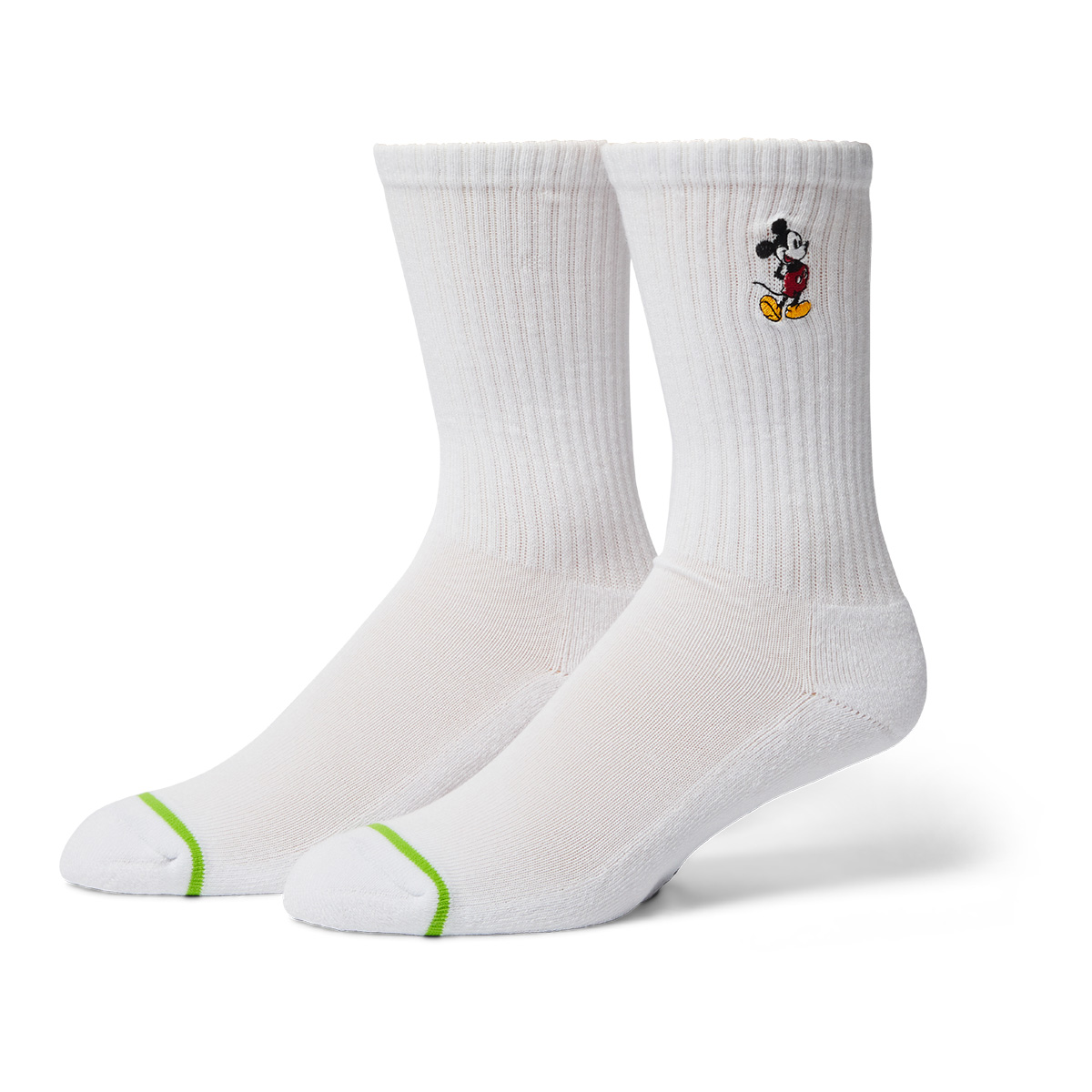 HUF x Mickey Classic Mickey Crew Sock White