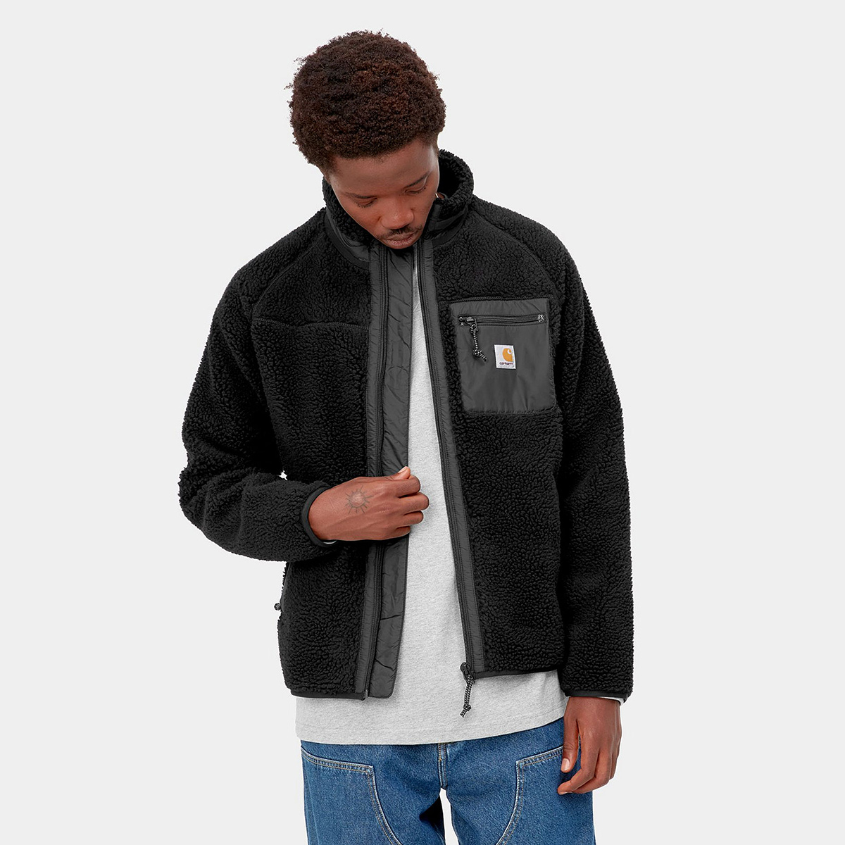 Carhartt WIP Prentis Liner Jacket Black/Black Carhartt WIP Prentis Liner Jacket Black/Black