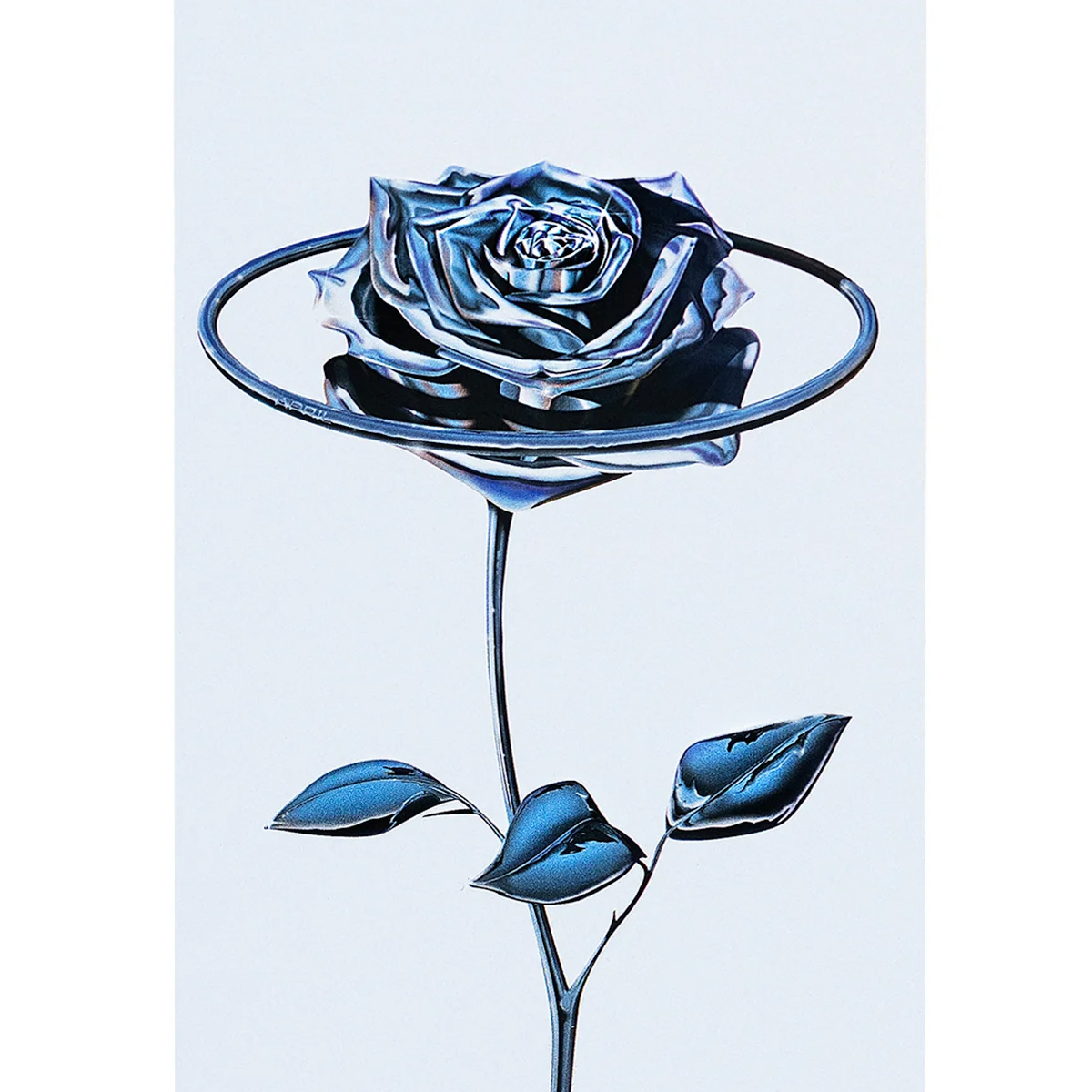April Chrome Rose Skateboard Deck 8.5