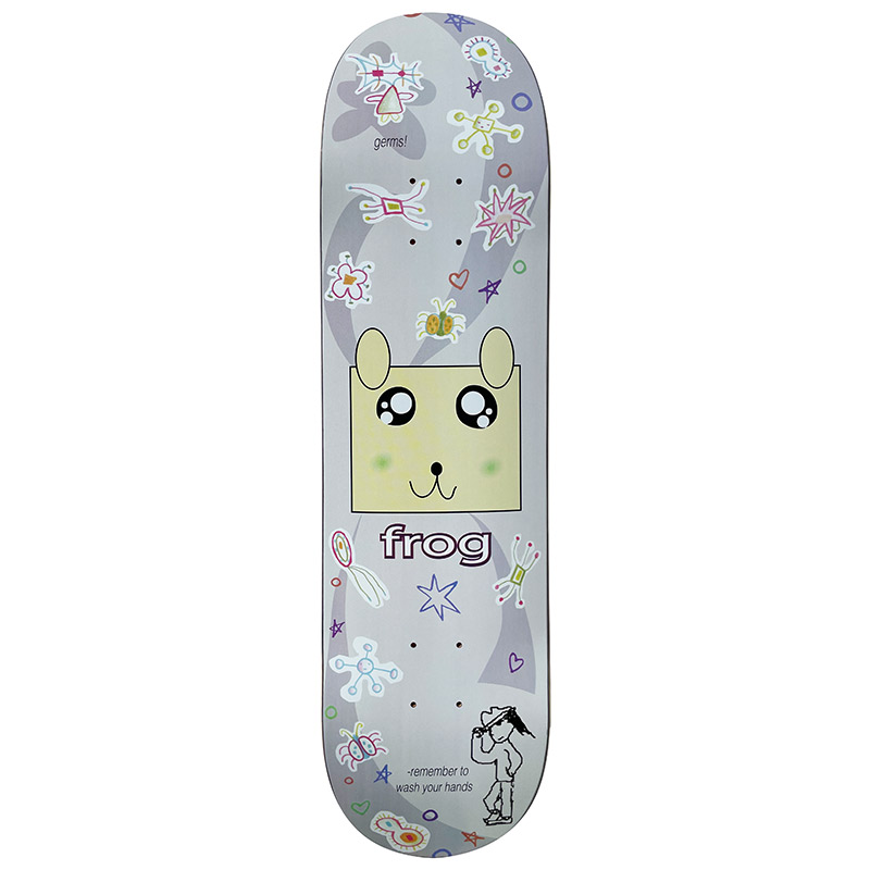 Frog Germs Skateboard Deck 8.25