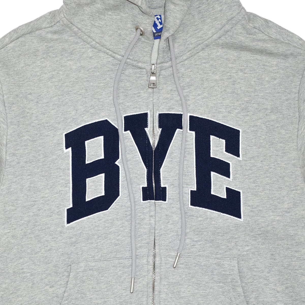 Bye Jeremy Bye Zip-Up Hooded Sweater Grey | Skatestore