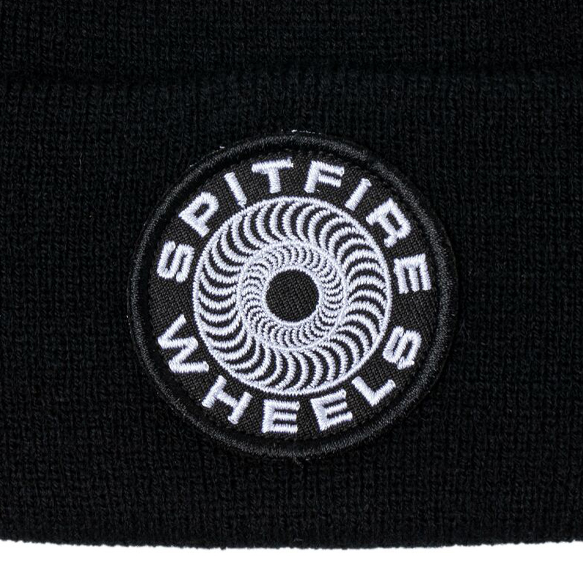 Spitfire Classic '87 Swirl Patch Cuff Beanie Black/White