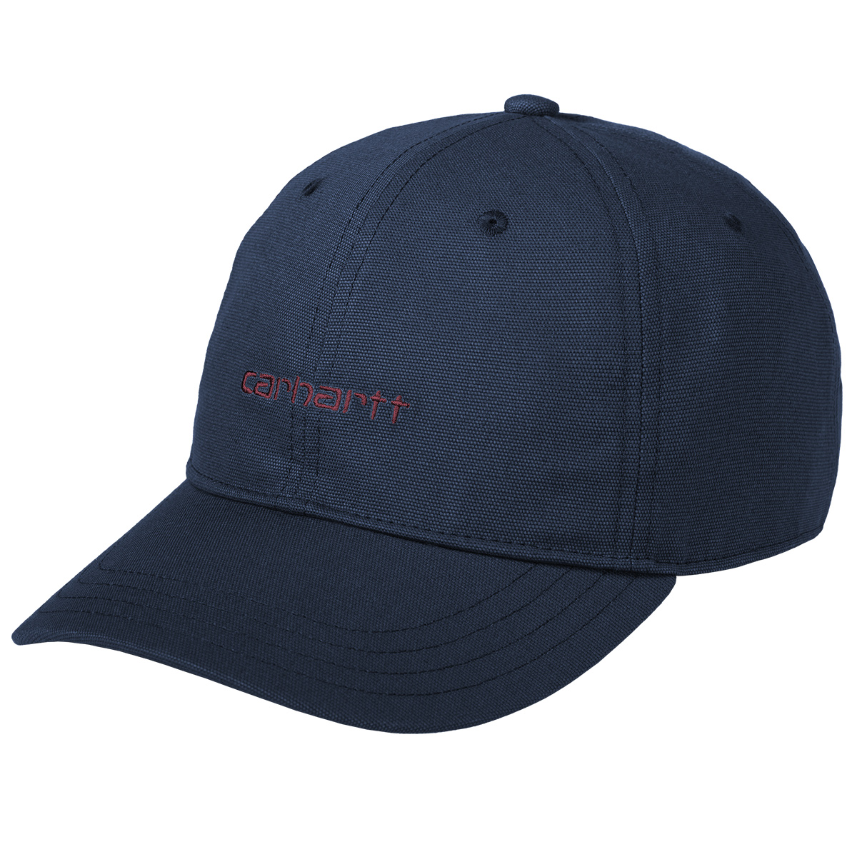 Carhartt WIP Canvas Script Cap Air Force Blue/Malbec Carhartt WIP Canvas Script Cap Air Force Blue/Malbec
