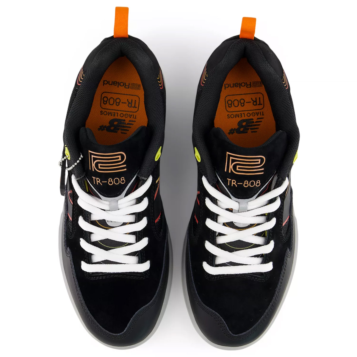 New Balance Numeric Tiago Lemos 808 Lite Roland 2 Black/Orange