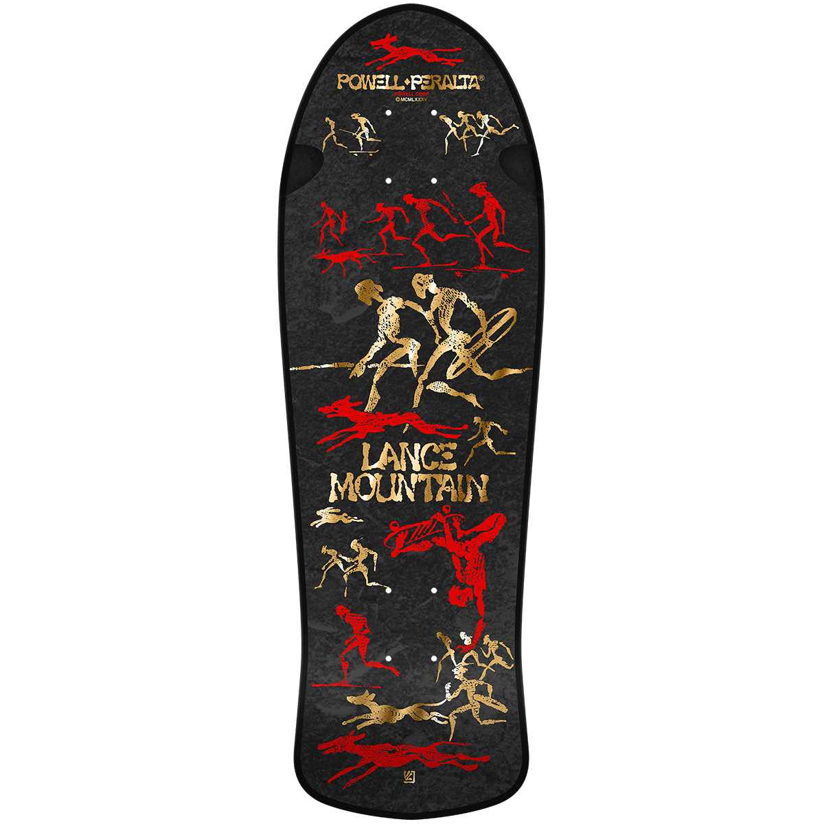 Powell Peralta Bones Brigade Lance Mountain Series 16 Skateboard Deck Black 9.9 Powell Peralta Bones Brigade Lance Mountain Series 16 Skateboard Deck Black 9.9