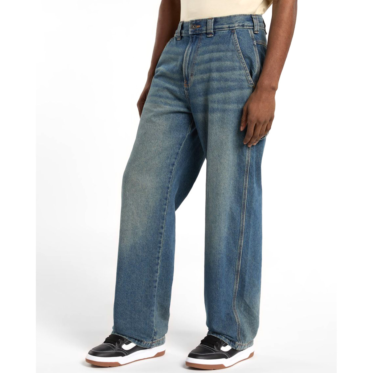 Dickies Stevensville Carpenter Pant Denim Khaki Tinted Blue Dickies Stevensville Carpenter Pant Denim Khaki Tinted Blue