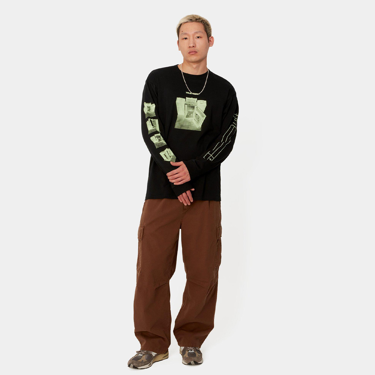 Carhartt WIP x Tresor Longsleeve T-Shirt Black/Glow Green Carhartt WIP x Tresor Longsleeve T-Shirt Black/Glow Green