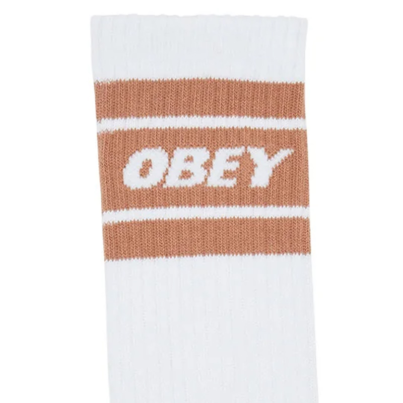 Obey Cooper II Socks White/Brown Sugar Obey Cooper II Socks White/Brown Sugar