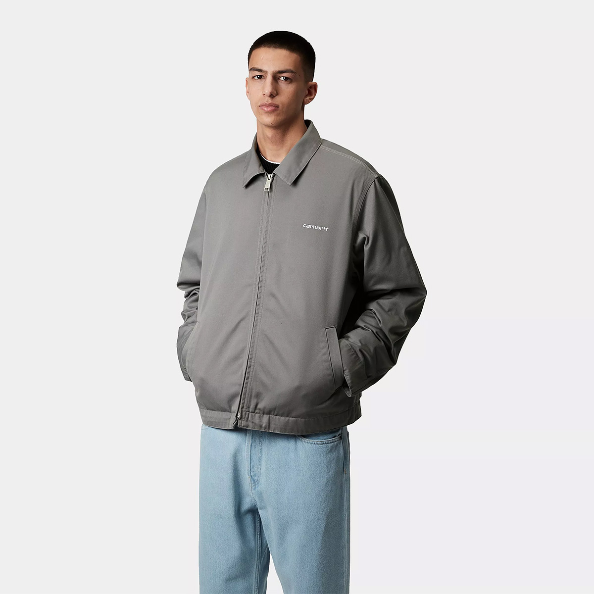 Carhartt WIP Module Script Jacket Yosemite/White Rinsed | S | 1142414_S