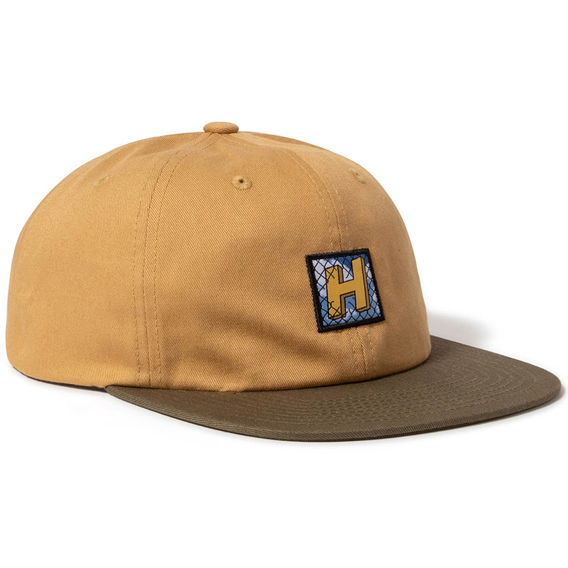 HUF Tresspass 6 Panel Hat Gold HUF Tresspass 6 Panel Hat Gold