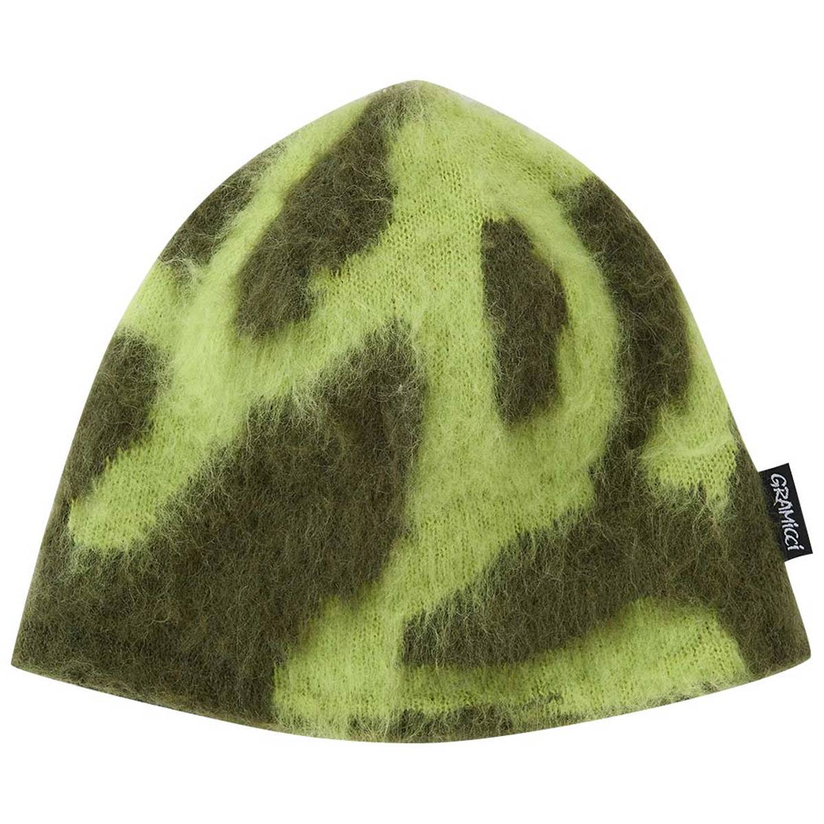 Gramicci Mohair Burly Runningman Beanie Chartreuse