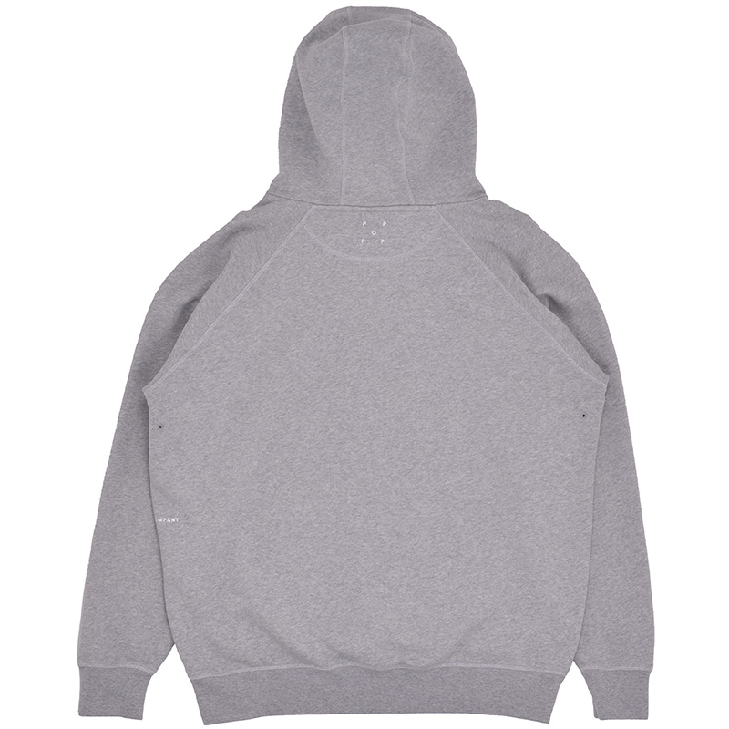 Pop Trading Company Arch Hoodie Light Grey Heather Pop Trading Company Arch Hoodie Light Grey Heather