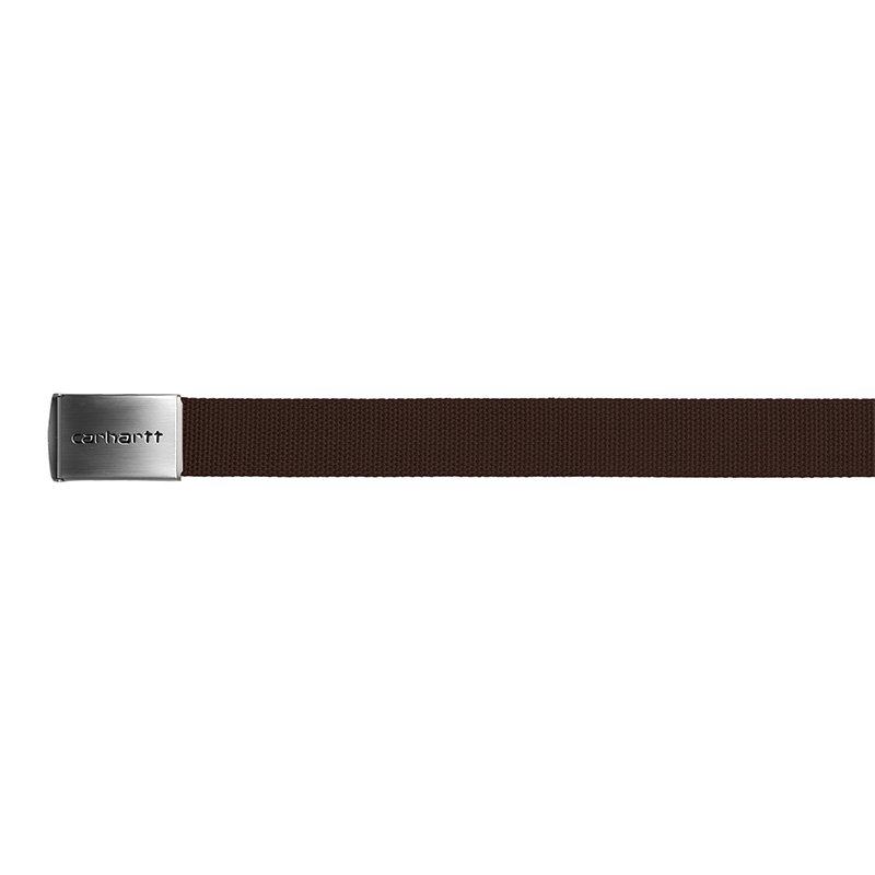 Carhartt WIP Clip Belt Chrome Tobacco Carhartt WIP Clip Belt Chrome Tobacco