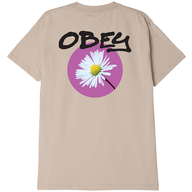 Obey Daisy Spray T-Shirt Sand Obey Daisy Spray T-Shirt Sand