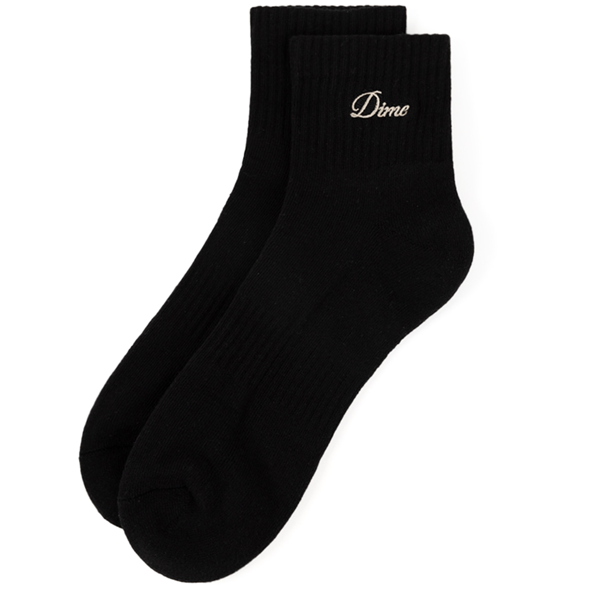 Dime Two Pack Ankle Socks Black