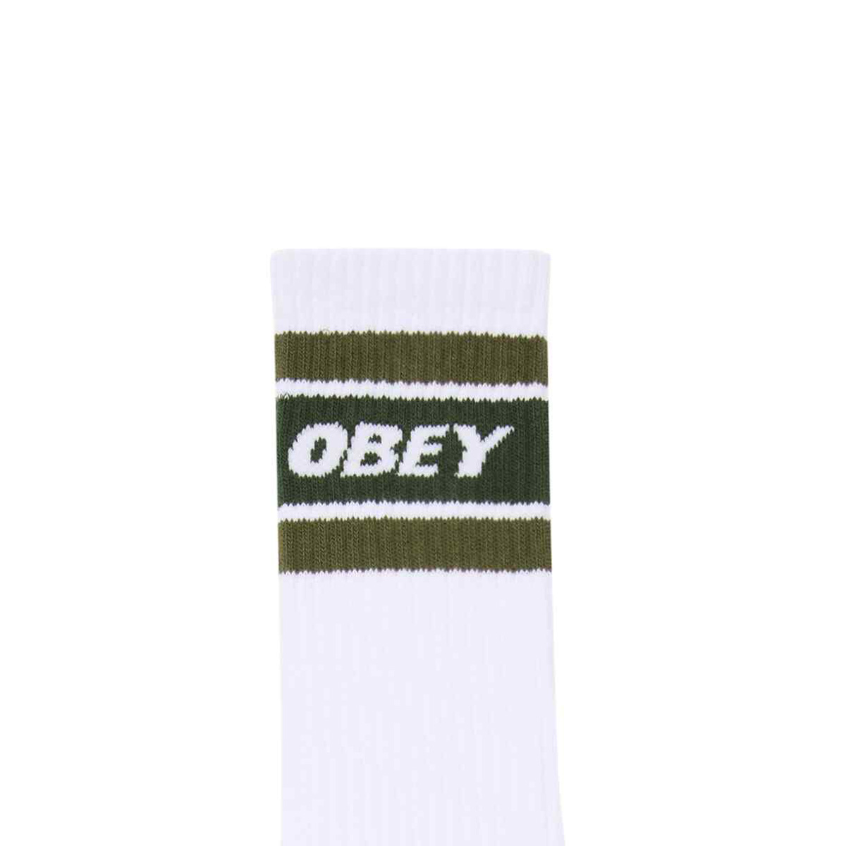 Obey Cooper II Socks White/Kombu Green