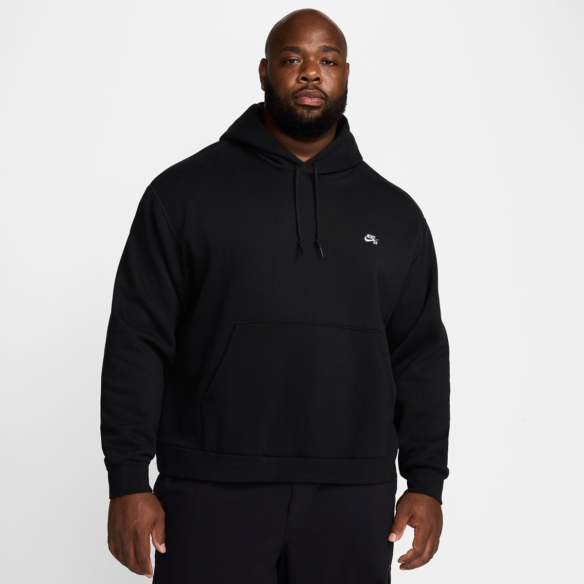 Nike SB Fleece Hooded Sweater Essentials Logo Black/White