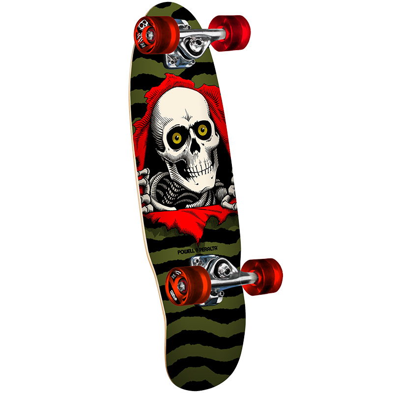 Powell Peralta MICRO Mini Ripper 59mm 80a Cruiser Wheels Complete Cruiser Olive 7.5 Powell Peralta MICRO Mini Ripper 59mm 80a Cruiser Wheels Complete Cruiser Olive 7.5