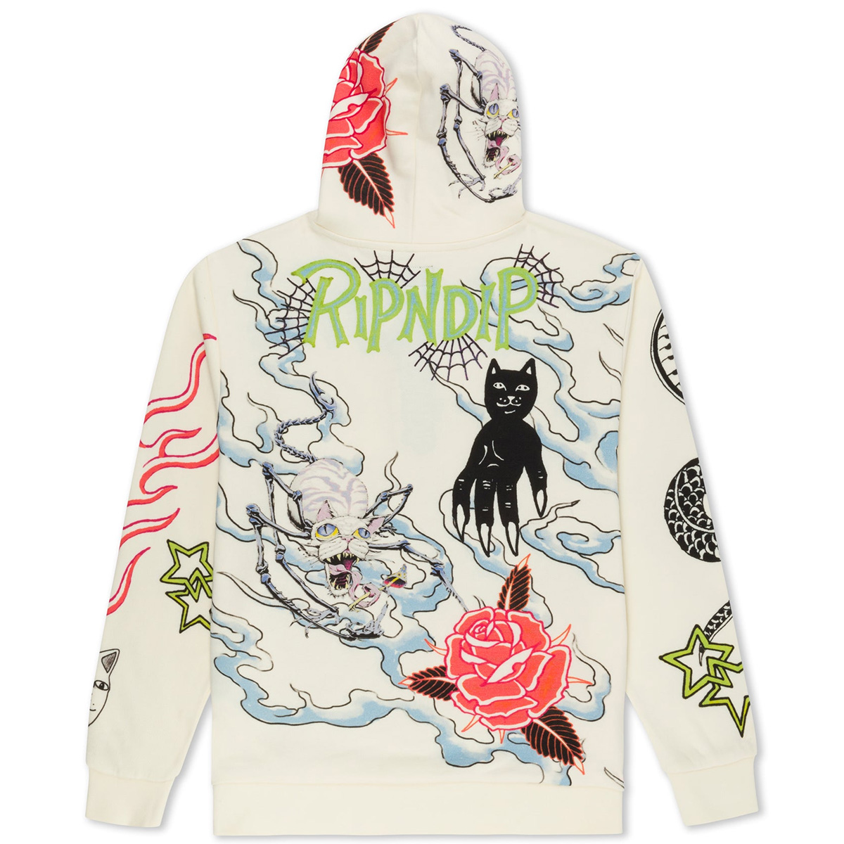 RIPNDIP Travis Hoodie Off White RIPNDIP Travis Hoodie Off White