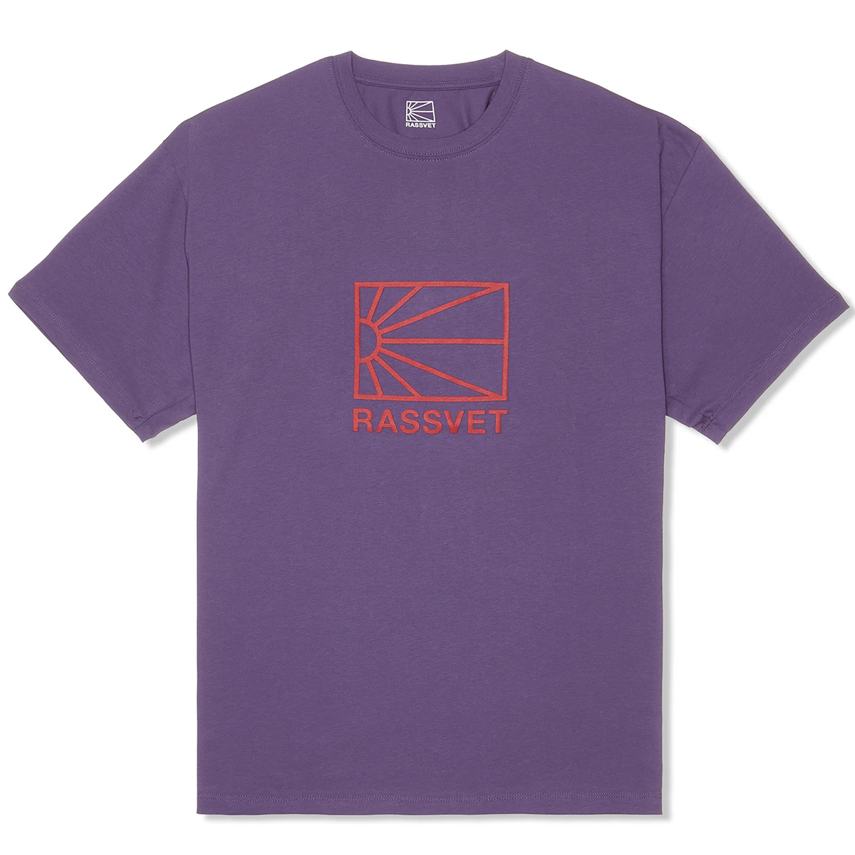 Rassvet Big Logo Knit T-Shirt Purple
