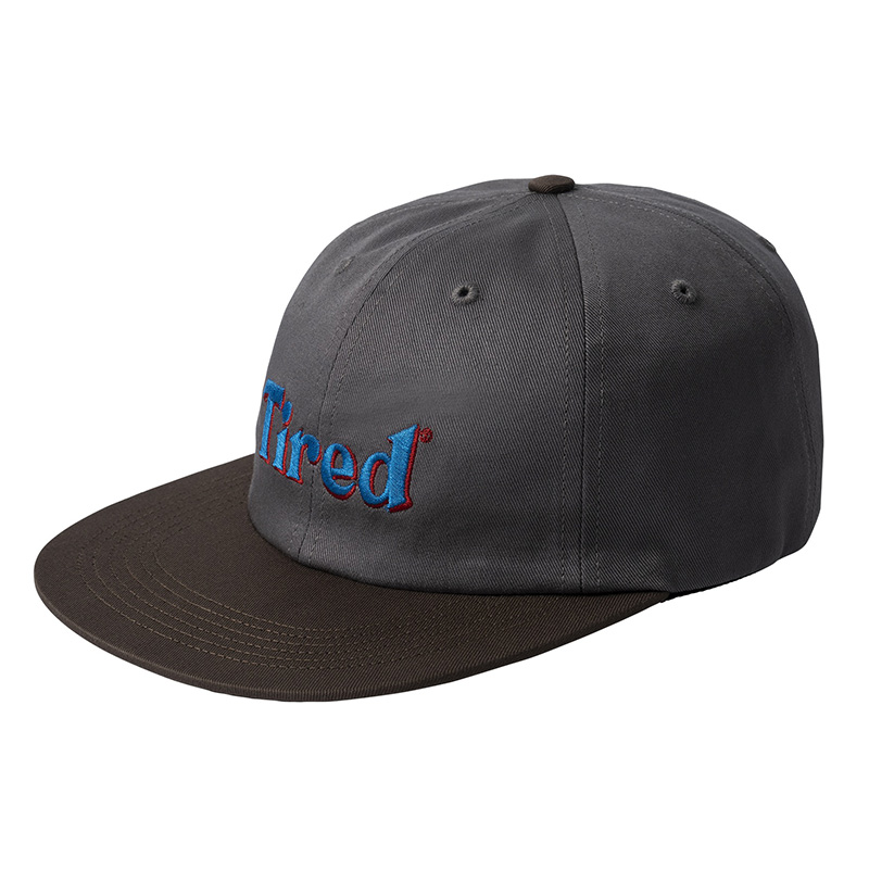 Tired Two Tone Logo Cap Grey/Brown