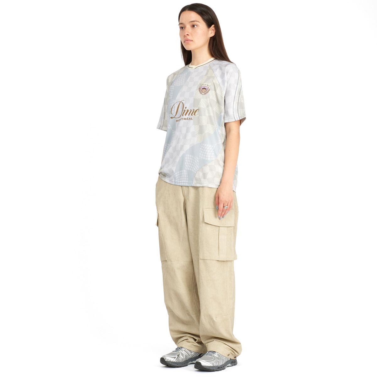 Dime Checkered Home Jersey Cream Dime Checkered Home Jersey Cream