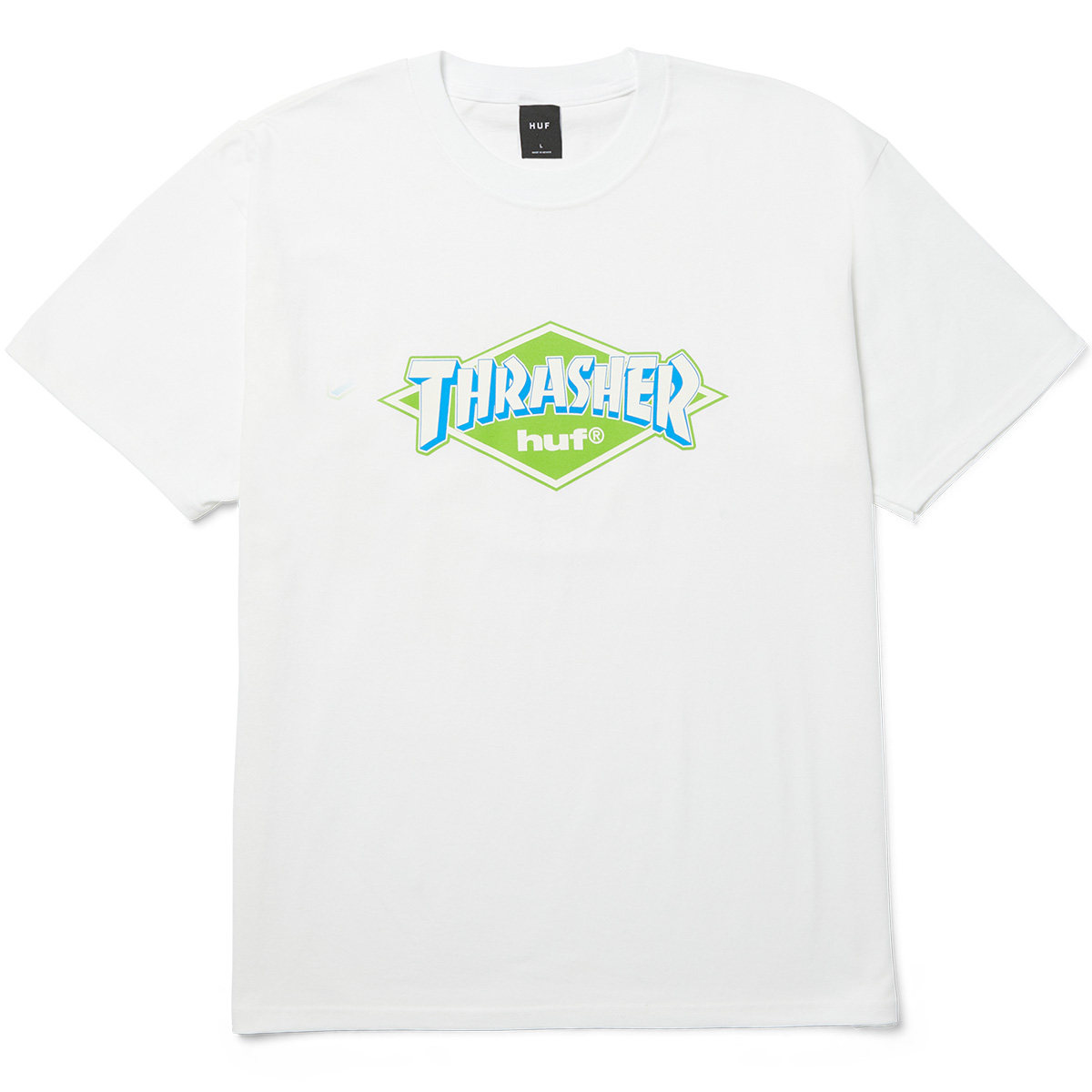 HUF x Thrasher Logo T-Shirt White