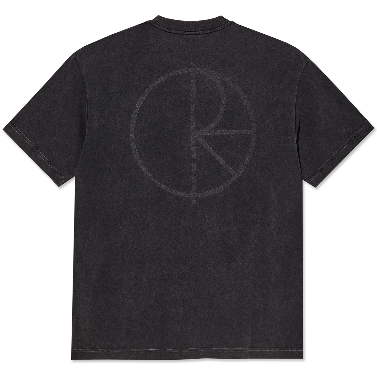 Polar Contrast Stroke Logo T-shirt Silver Black/Black