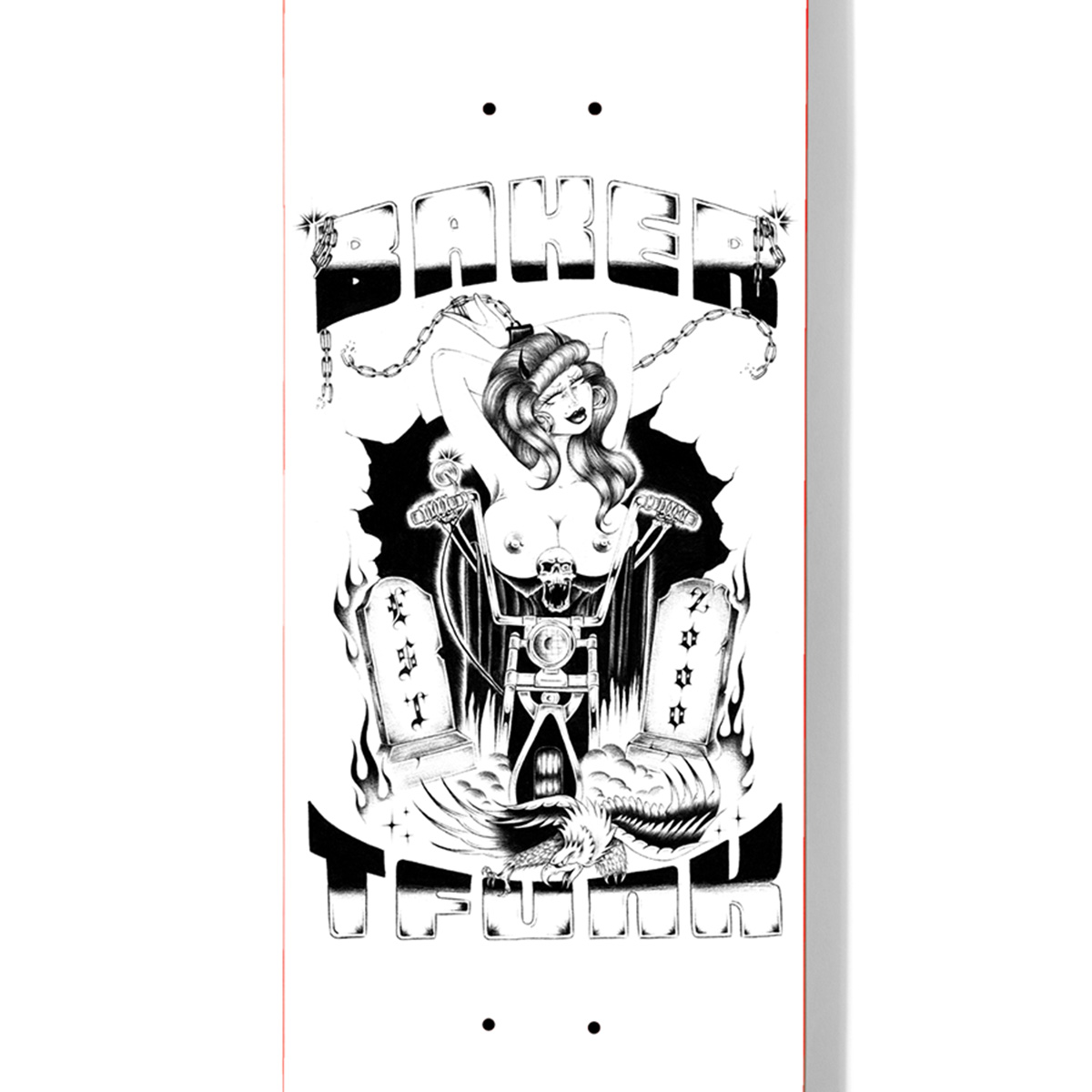 Baker T-Funk Skatecreep B2 Shape Skateboard Deck 8.5