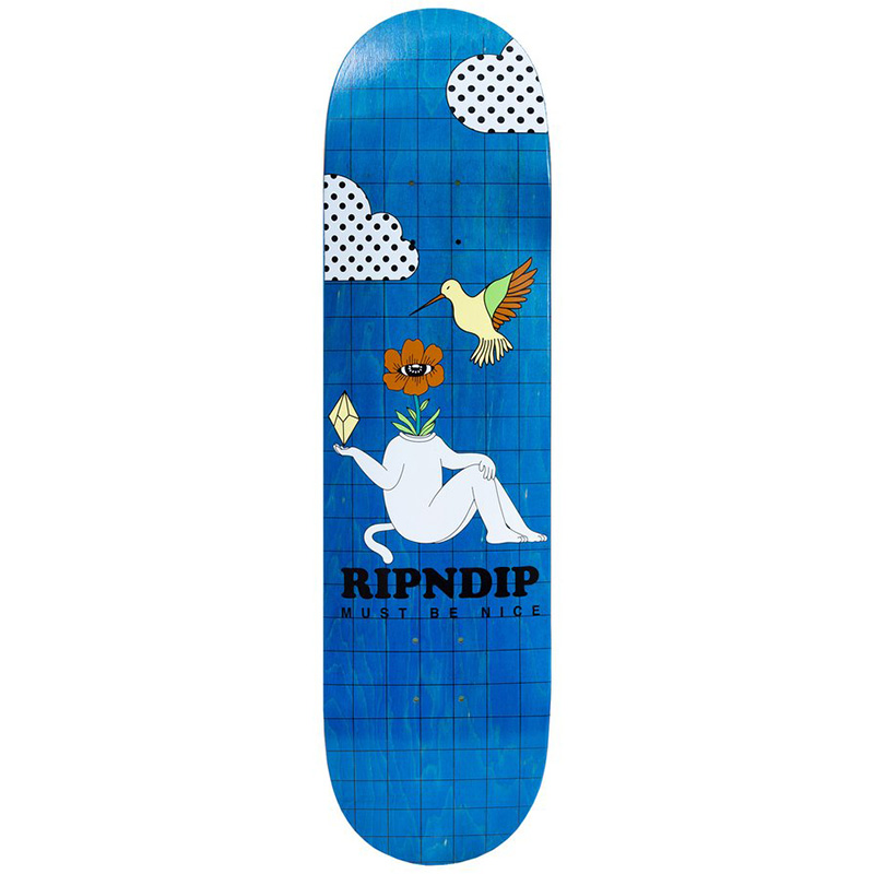 RIPNDIP Window Daze Skateboard Deck Aqua 8.25