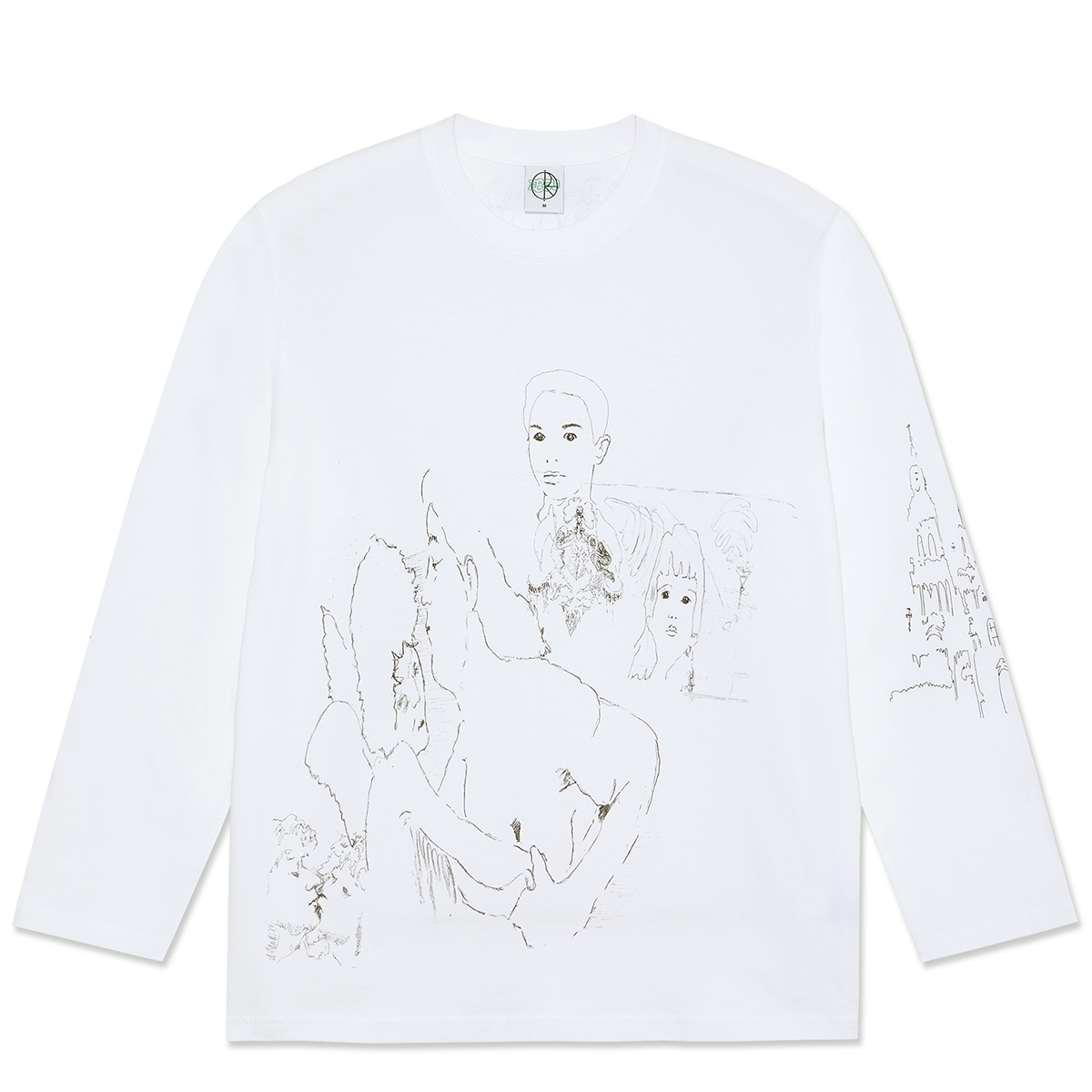 Polar Reve Steve Longsleeve T-shirt White