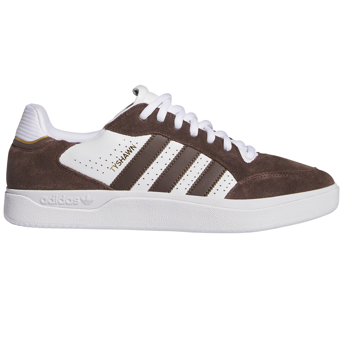 adidas Tyshawn Low Brown/Ftwwht/Goldmt